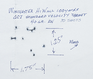 100 Yards – CCI Standard Velocity, SK Long Range Match, and Federal Gold Medal Target.